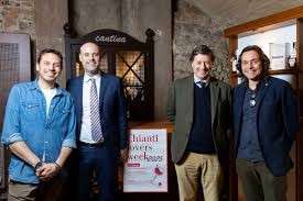 Francesco Innocenti, Saverio Galli Torrini, Giovanni Busi e Gianni Innocenti - fonte ufficio stampa Consorzio Chianti