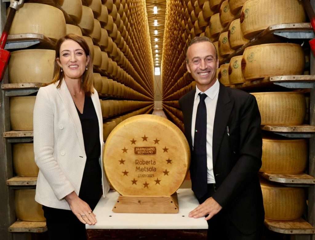 Roberta Metsola e Nicola Bertinelli - fonte ufficio stampa