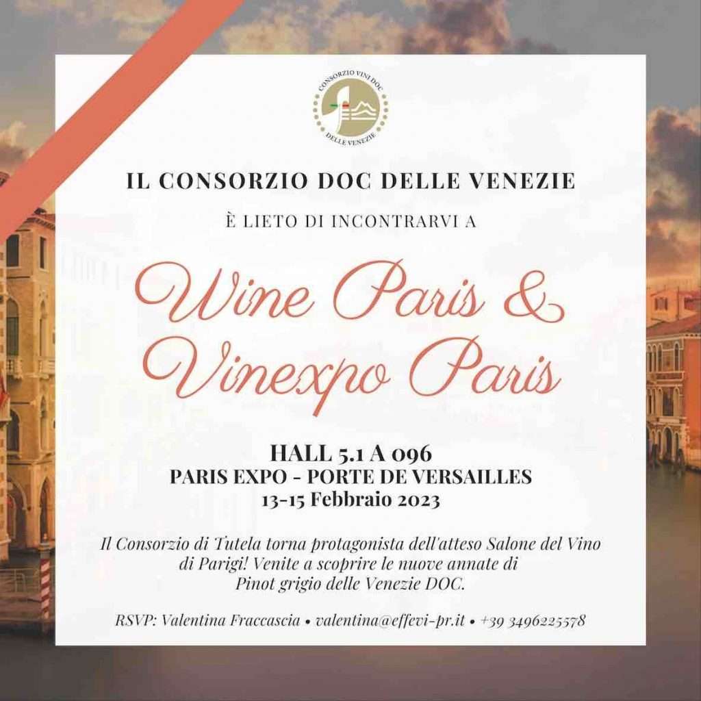 fonte ufficio stampa Consorzio delle Venezie DOC