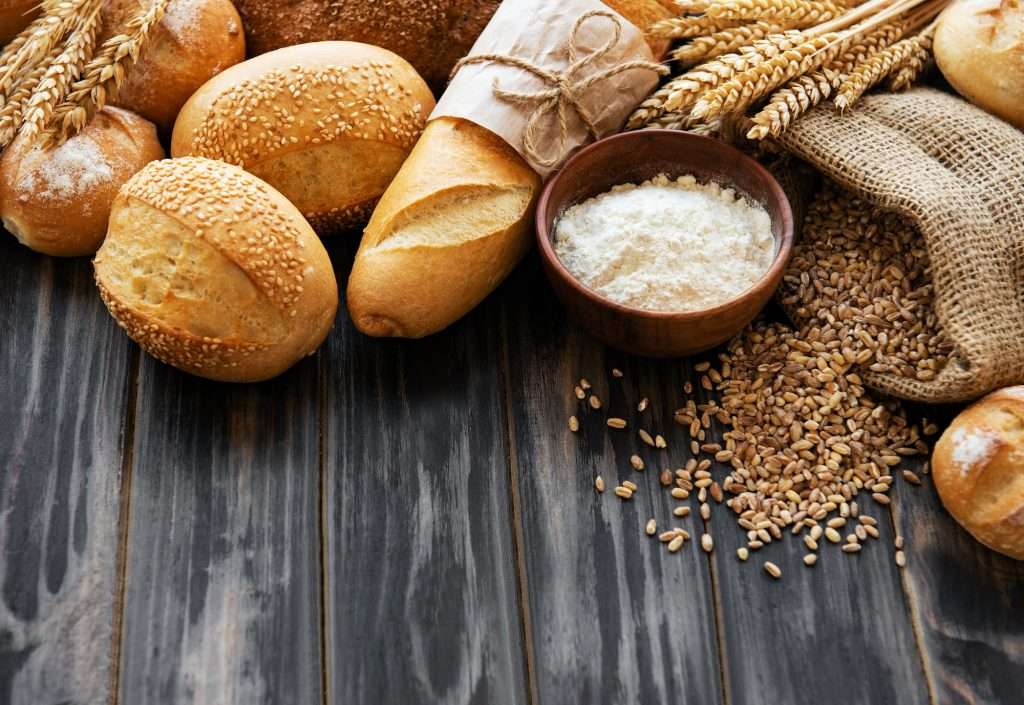Assortment of baked bread