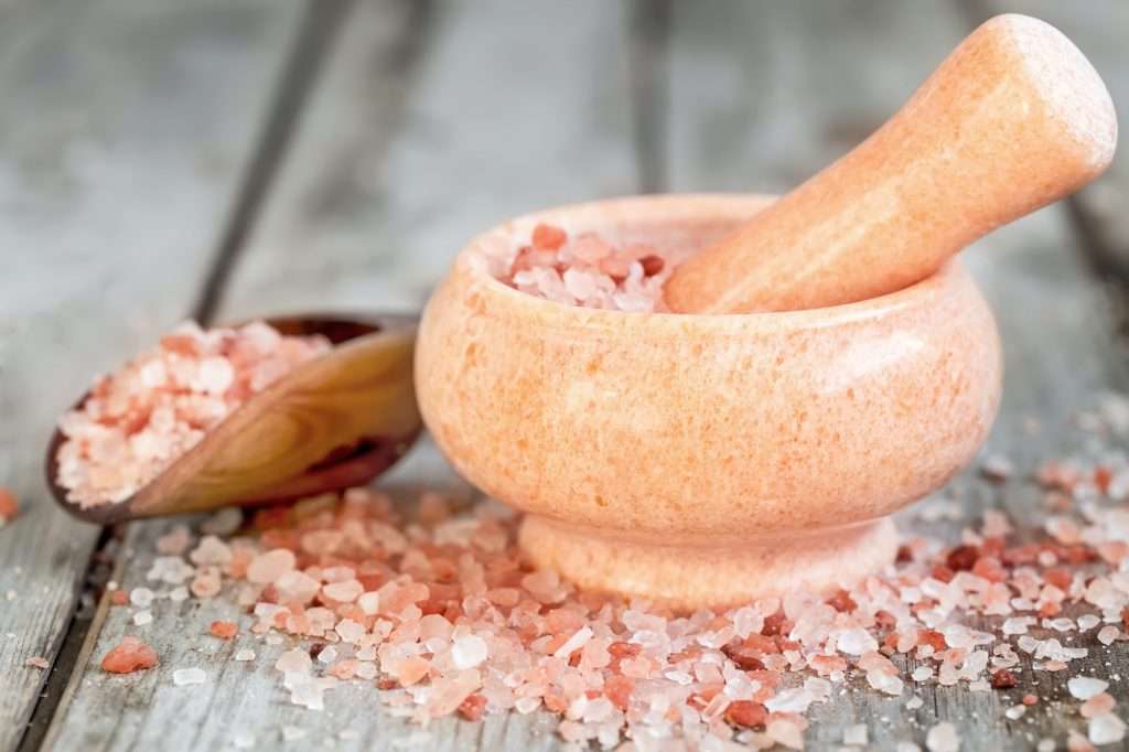 Pink himalayan salt