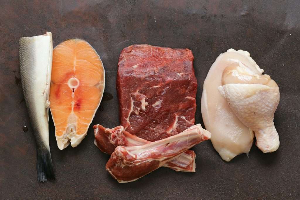 Raw Meat, Fish and Chicken