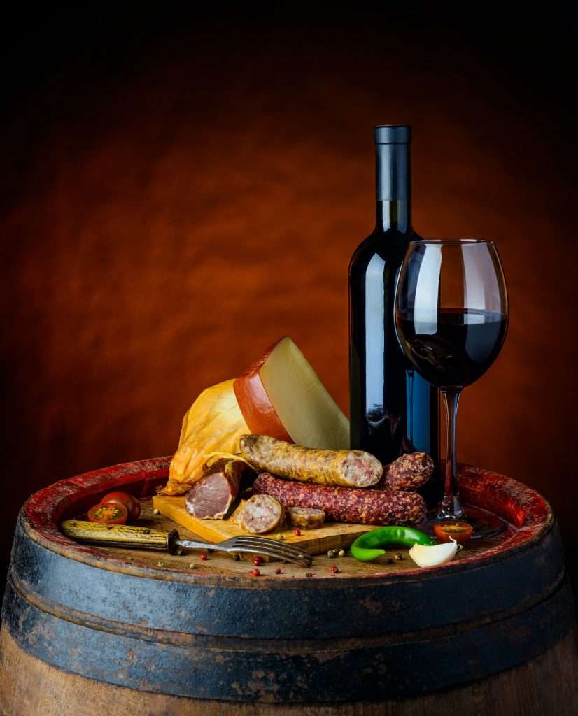 Wine and Rustic Food